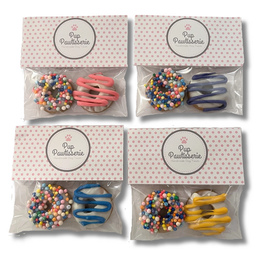 2 Pack Mini Donuts - Multicolored Sprinkles